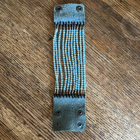 ANTHROPOLOGIE STATEMENT BEADED BRACELET - Picture 2 of 3